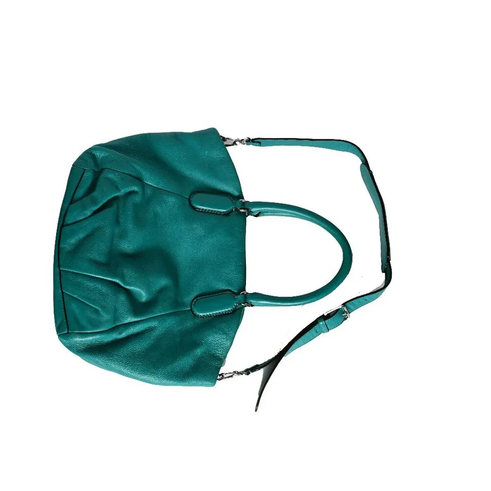 MARC BY MARC JACOBS Leather Aqua Blue/Teal Hobo Bag / Large Shoulder Bag - Picture 9 of 9